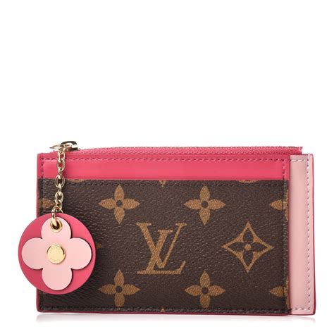 pink louis vuitton card holder